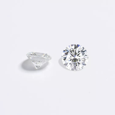 Large Size Round Brilliant Cut 6+cts As Grown Lab Created CVD White Diamond IGI Certified Ideal Cutting