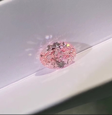 Oval Shape Lab Grown Cherry Pink Diamonds 2.1ct-3.0ct With IGI Certification