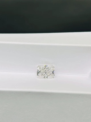 Large Size Stone 5.3ct Radiant Shape Lab Created As Grown Untreated CVD Diamond IGI Certified Factory Direct Sale