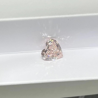 Wholesale Diamonds Synthetic Pink Lab Grown Diamond Heart Shape 1.78ct