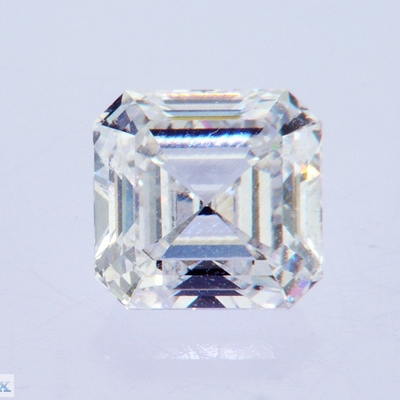 White 3.2ct Lab Grown CVD Diamonds Square Emerald Asscher Shape IGI Certified