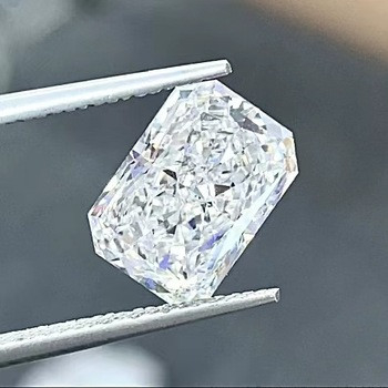 Large Size CVD Lab Grown Diamond Radiant Shape Synthetic 4.0ct 4.5ct