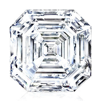 2CT Good Quality Lab Grown CVD White Loose Diamonds Asscher Shape IGI Certified