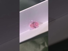 Pink Oval CVD Diamond