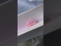 Pink Pear CVD Diamond