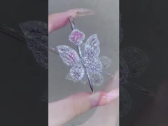 Four-Leaf Clover Lily Cut LV Cut Butterfly Product Loose Lab Created Diamonds Jewelry Production