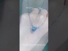 Diamond Pendant Necklace Setting Pendant Engagement Jewelry Lab Created Colored Diamonds