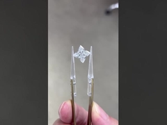 Lab Made Diamonds CVD IGI Certified Synthetic Diamonds Four Leaf clover Ring Necklace