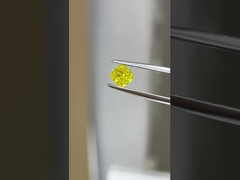 Cushion Lab Grown Diamonds IGI Certified Diamonds Lab Created Yellow Diamonds HPHT